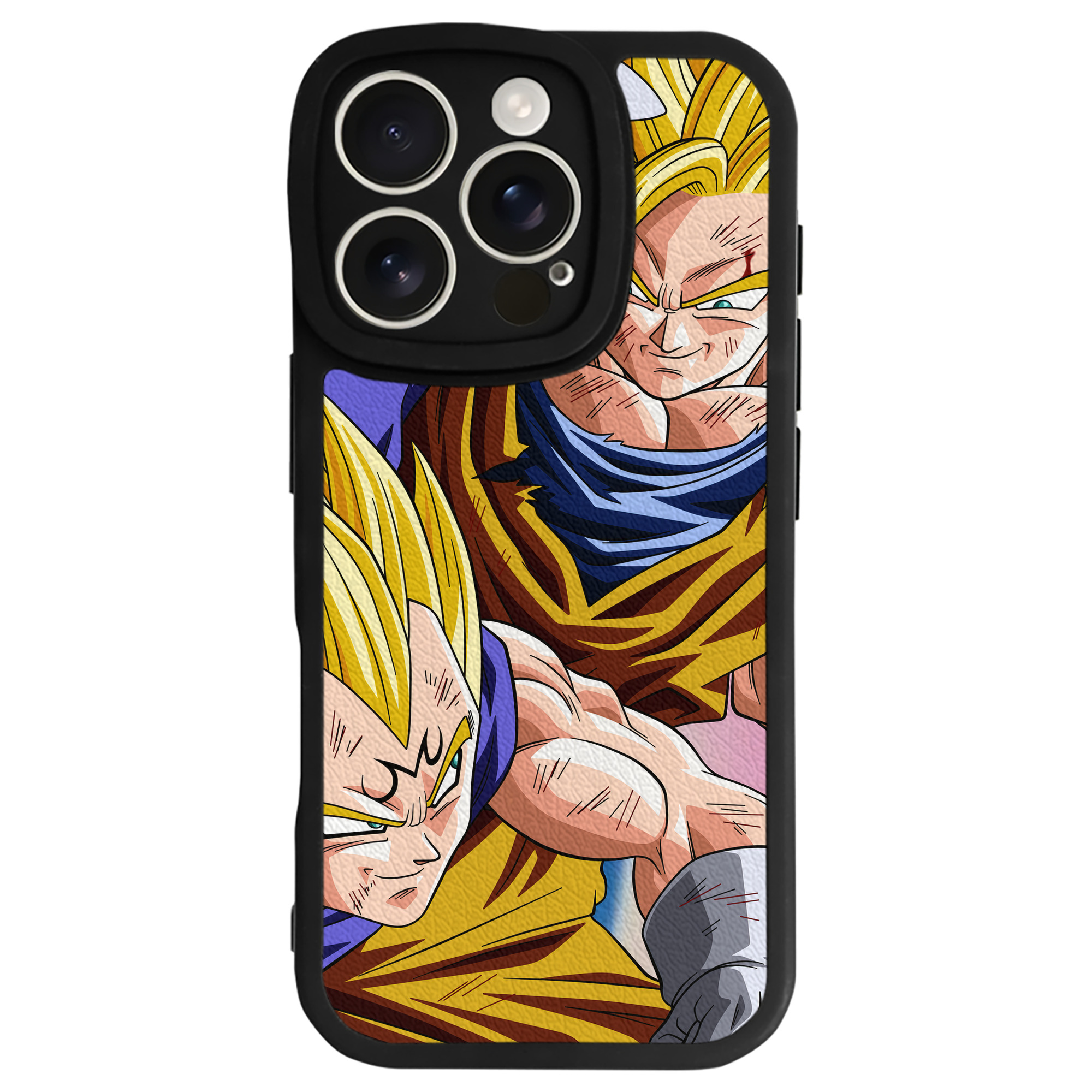 （画像用） ドラゴンボール DRAGON BALL 【iPhone 16シリーズ対応】シリコンスマホケース（レザー調） 材質：シリコン